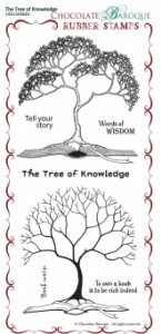 The Tree of Knowledge Rubber Stamp sheet - DL